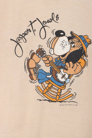VINTAGE 1981 Jasper T. Jowls Illustration T-Shirt (S)