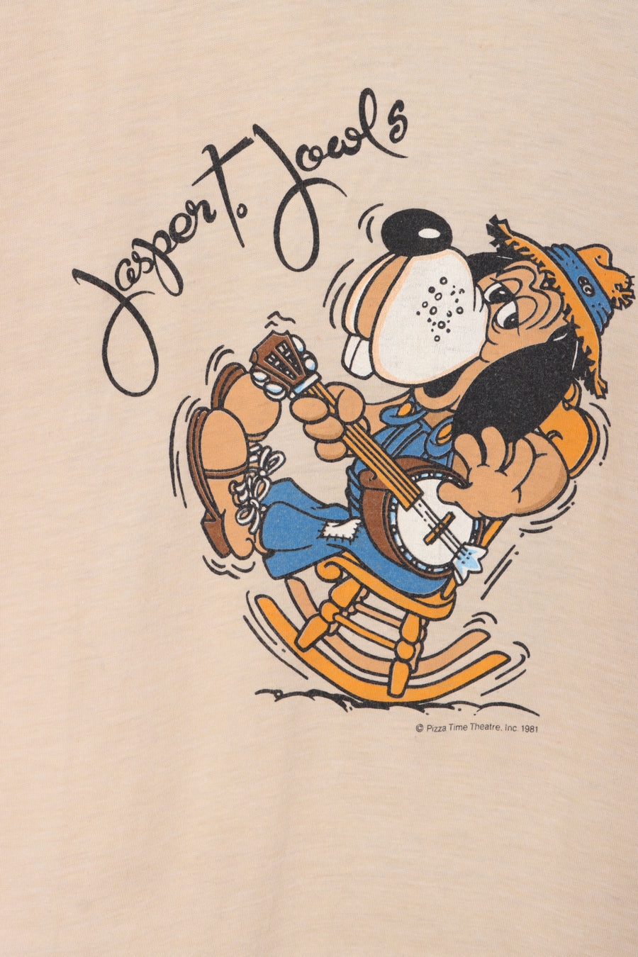 VINTAGE 1981 Jasper T. Jowls Illustration T-Shirt (S)
