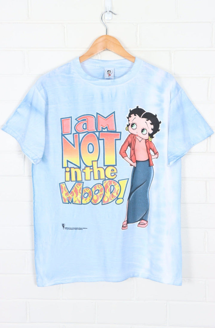 Betty Boop "Not in the Mood" Tie Dye T-Shirt (L)