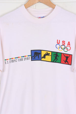 USA Olympics Team Sprint Colourful Single Stitch Tee (M)