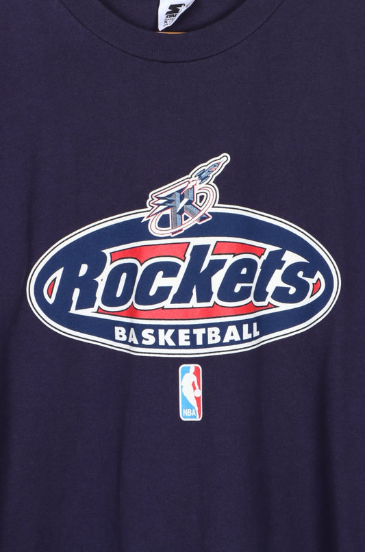 NBA Houston Rockets Big Logo STARTER Tall T-Shirt (XL-XXL)