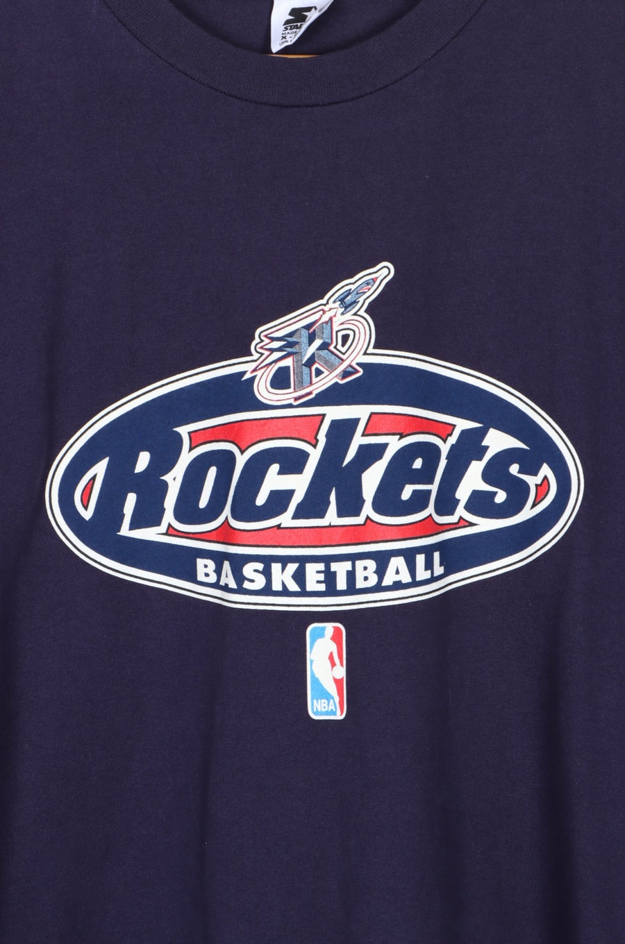 NBA Houston Rockets Big Logo STARTER Tall T-Shirt (XL-XXL)