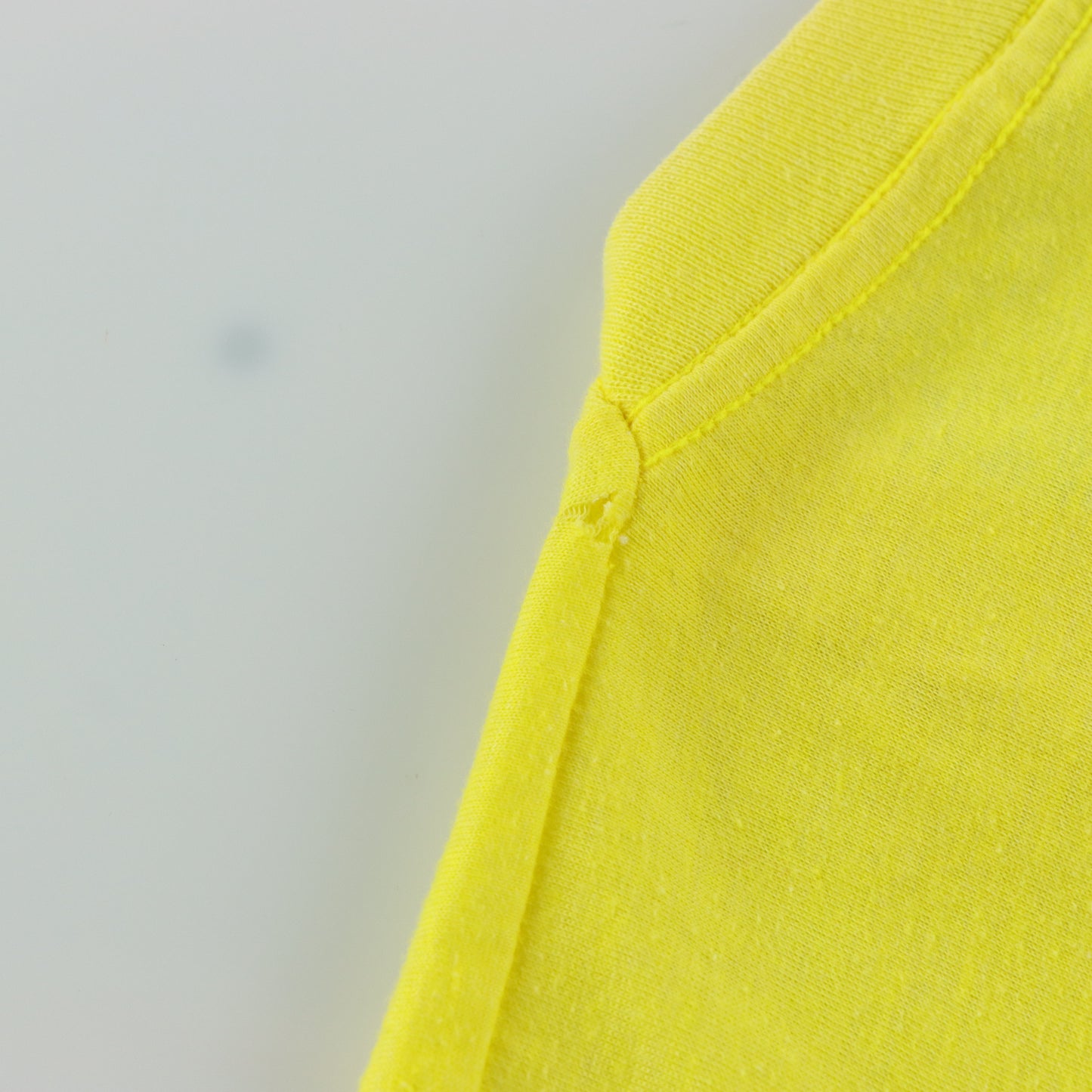 80s Maine 'USA Made' Moose Walkman Graphic Yellow Single Stitch T-Shirt (S)