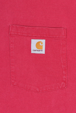CARHARTT Front Pocket Raspberry Casual Tee (L-XL)