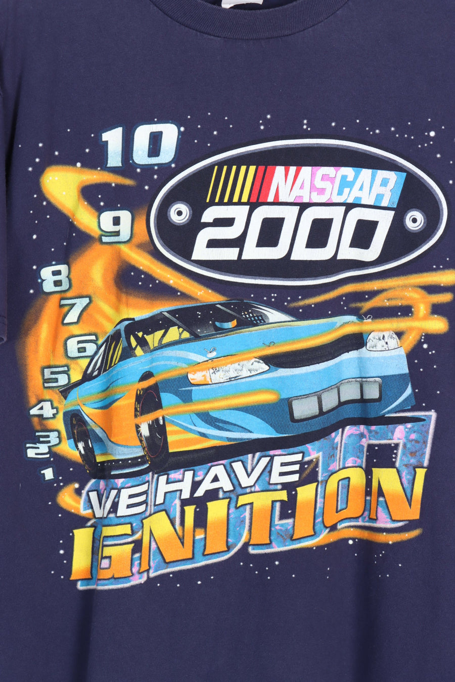 2000 NASCAR 'We Have Ignition' Winston Cup Schedule & Date Tee (L-XL)