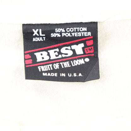 Cornucopia FRUIT OF THE LOOM Single Stitch Long Sleeve T-Shirt USA Made (XL) Vintage Sole Melbourne