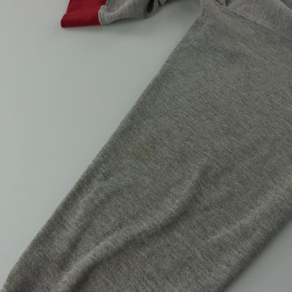 San Francisco 49ers NFL Embroidered CSA Red & Grey Ringer Sweatshirt (XXXL)