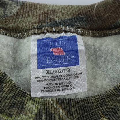 Camouflage Outdoor Hunting All Over Print RED EAGLE Sweatshirt (L-XL)