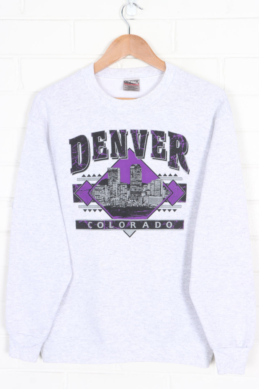 Denver Colorado Retro Crewneck Sweatshirt (S-M)