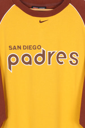NIKE Centre Swoosh San Diego Padres MLB Baseball Tee (XL)