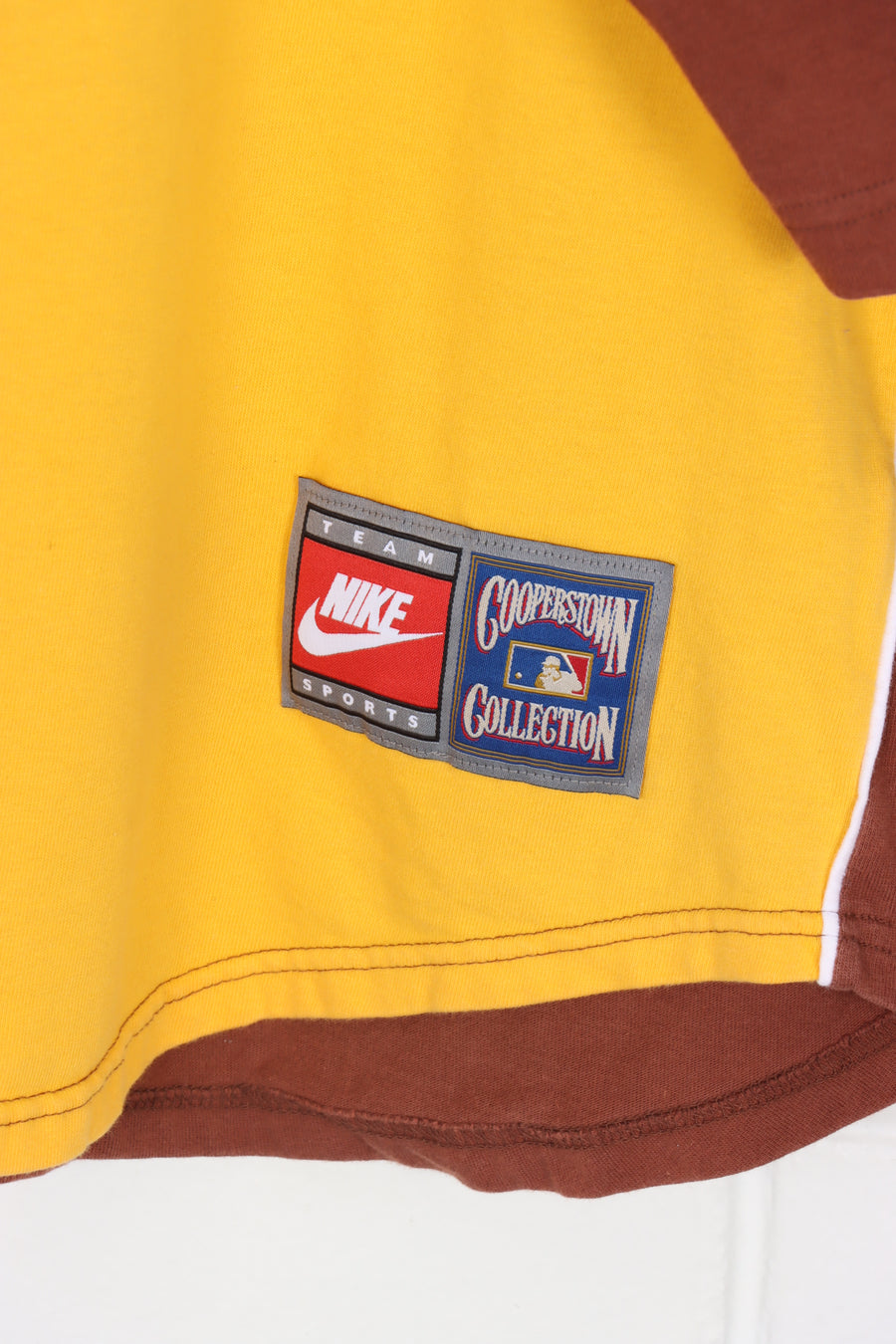 NIKE Centre Swoosh San Diego Padres MLB Baseball Raglan Tee (XL)