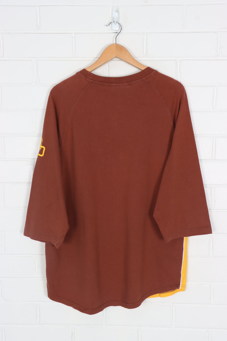 NIKE Centre Swoosh San Diego Padres MLB Baseball Raglan Tee (XL)