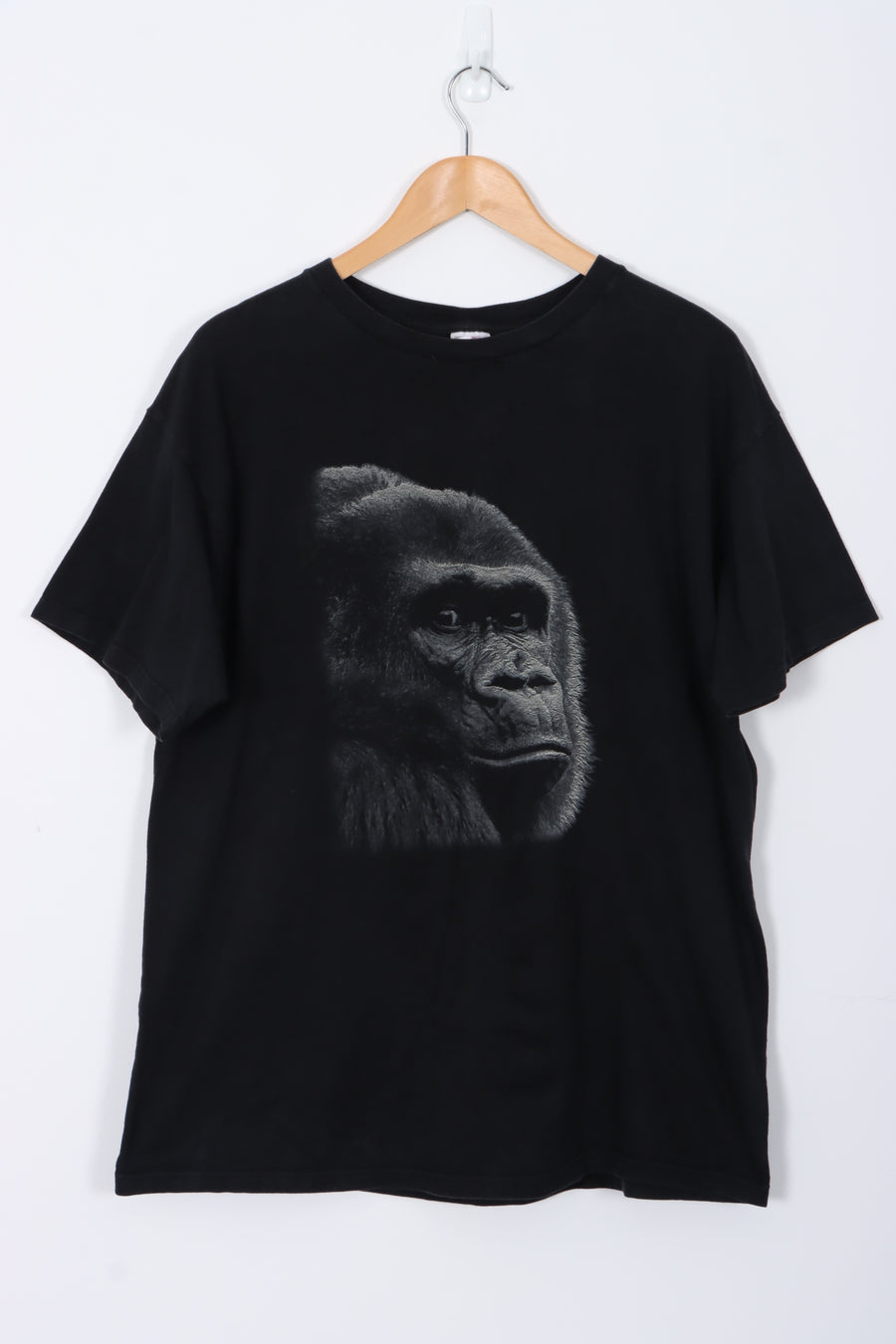 FRUIT OF THE LOOM Heavy Cotton Gorilla Graphic Print Animal Tee (XL)