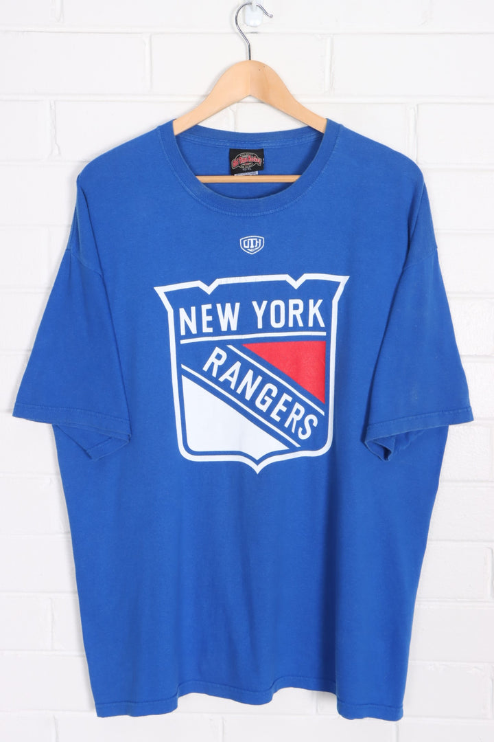 NHL New York Rangers Big Logo T-Shirt Canada Made (XL)