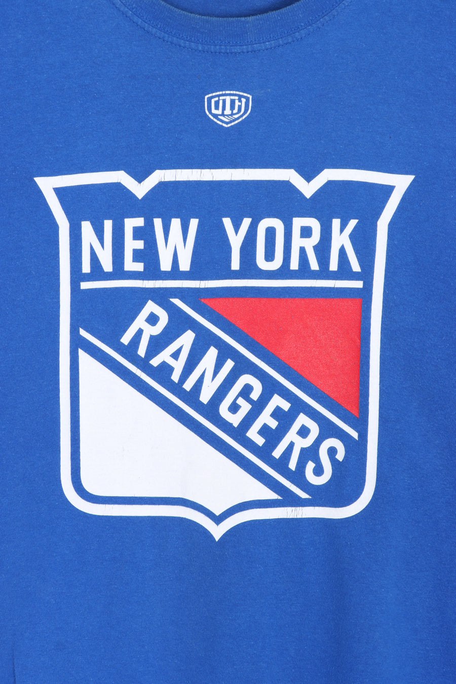 NHL New York Rangers Big Logo T-Shirt Canada Made (XL)