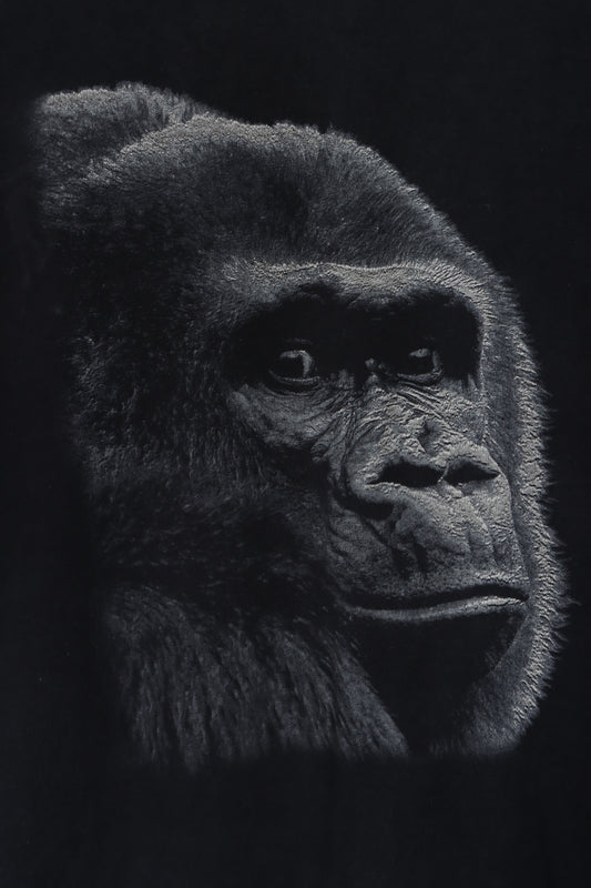 Gorilla Graphic Print Animal T-Shirt (XL)