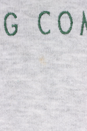 ROUTE 66 Embroidered Tartan Shield Oversized Tall Sweatshirt (L)