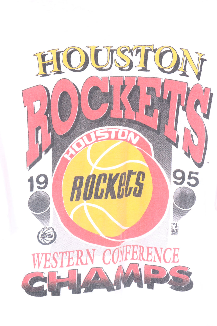 1995 Vintage Houston Rockets Basketball Tee (XXL)