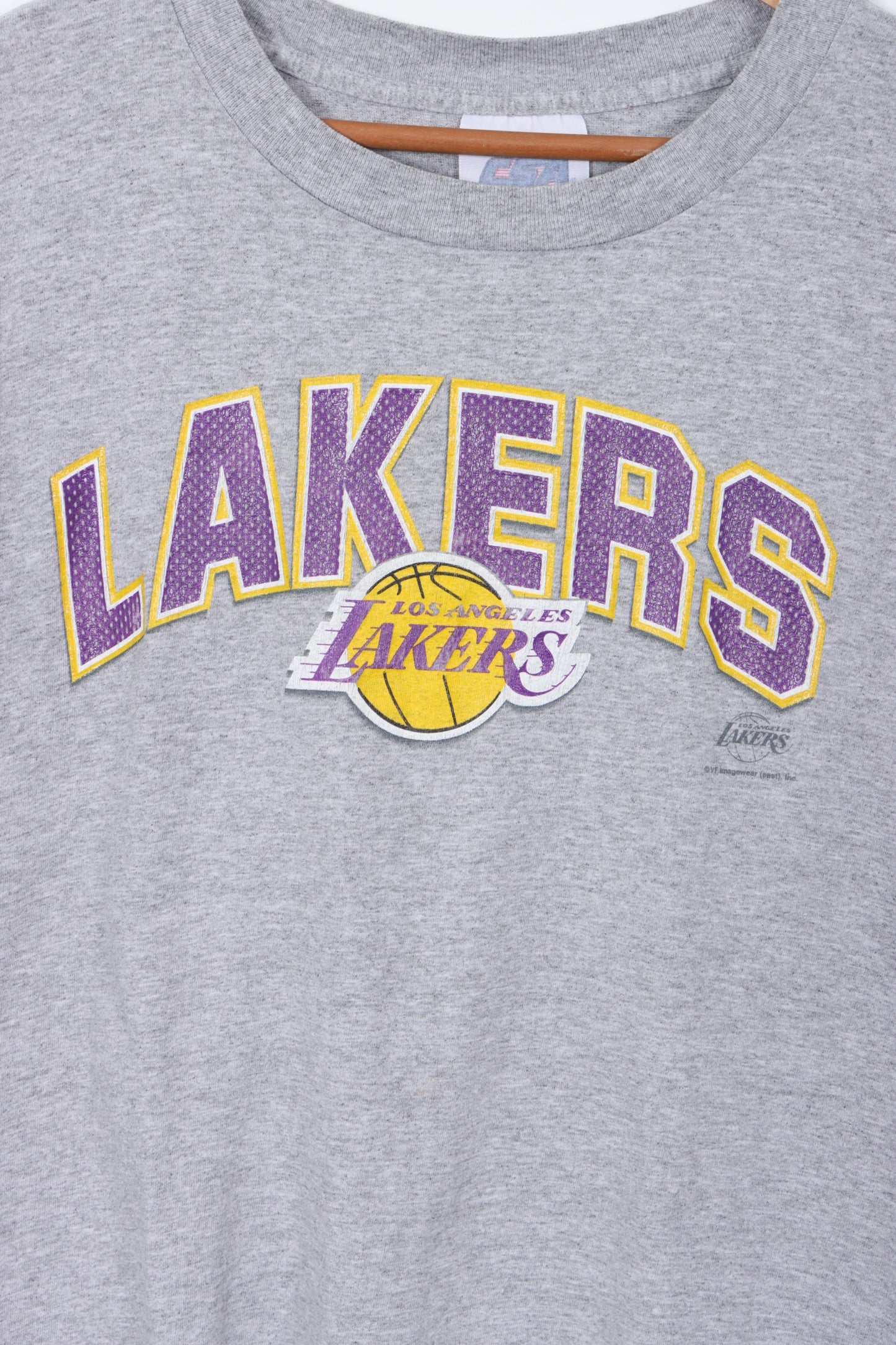 Los Angeles Lakers Pro Sport NBA Grey T-Shirt (M-L)