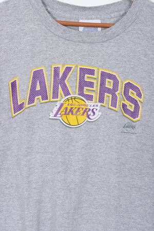 Los Angeles Lakers Pro Sport NBA Grey T-Shirt (M-L)