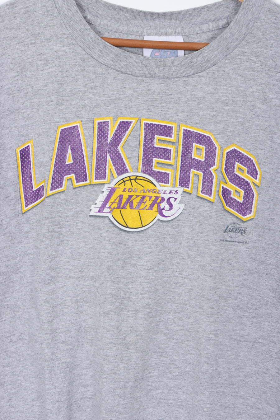 Los Angeles Lakers Pro Sport NBA Grey T-Shirt (M-L)