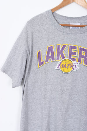 Los Angeles Lakers Pro Sport NBA Grey T-Shirt (M-L)
