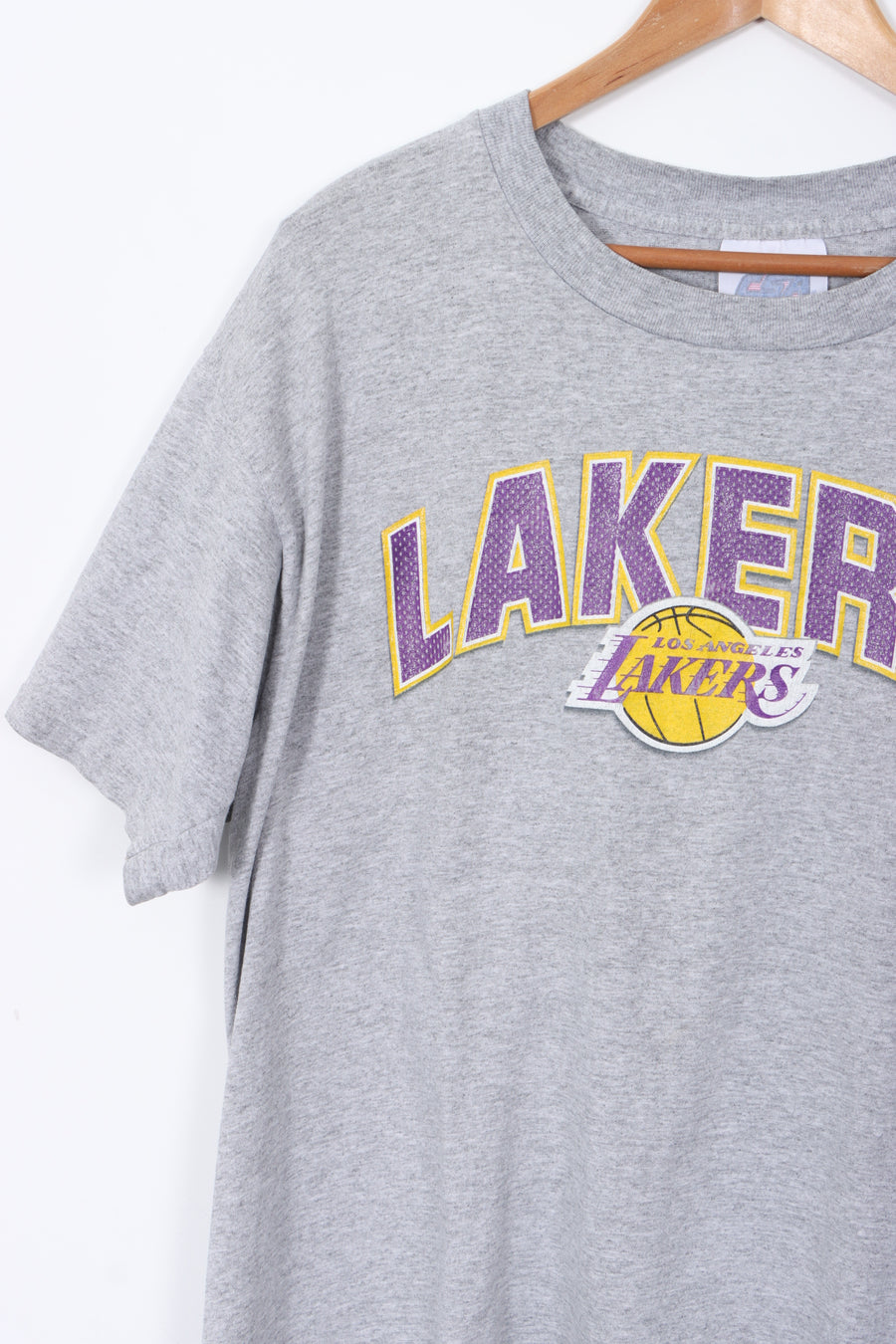 Los Angeles Lakers Pro Sport NBA Grey T-Shirt (M-L)