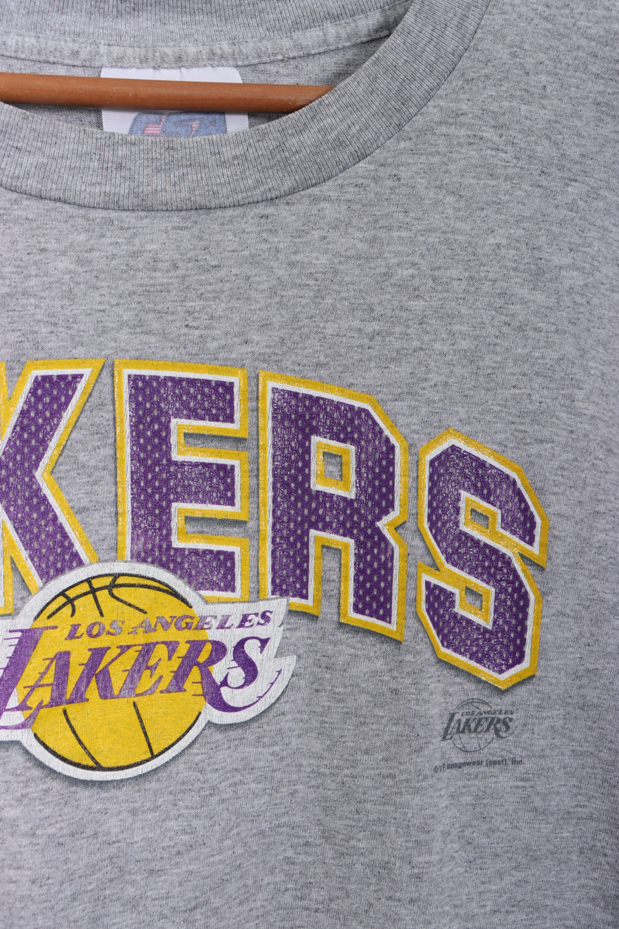 Los Angeles Lakers Pro Sport NBA Grey T-Shirt (M-L)