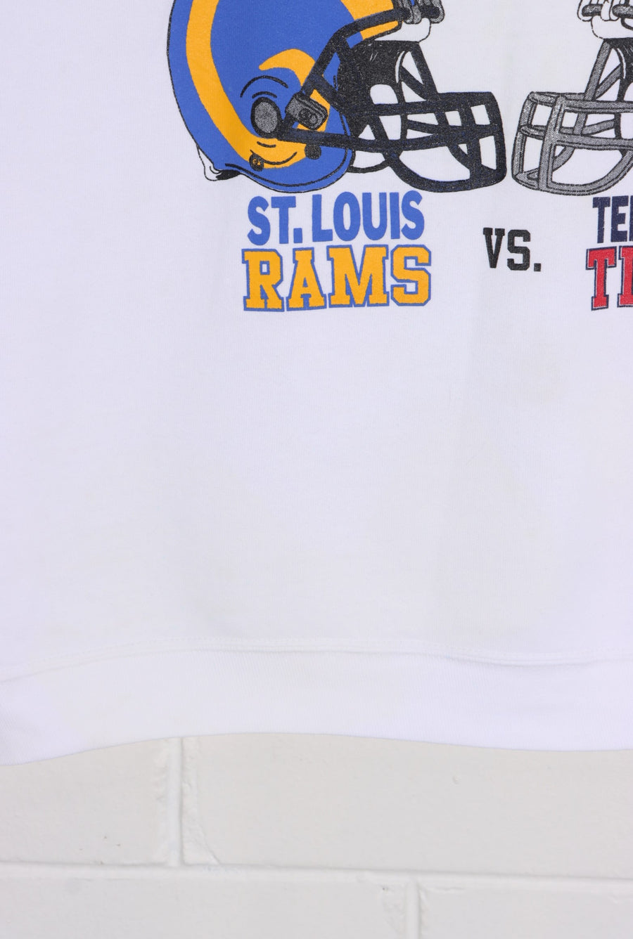 NFL Super Bowl XXXIV Rams v Titans Championship Sweatshirt (L)