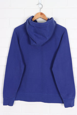 NIKE Blue & Purple Gradient Big Logo Hoodie (M)