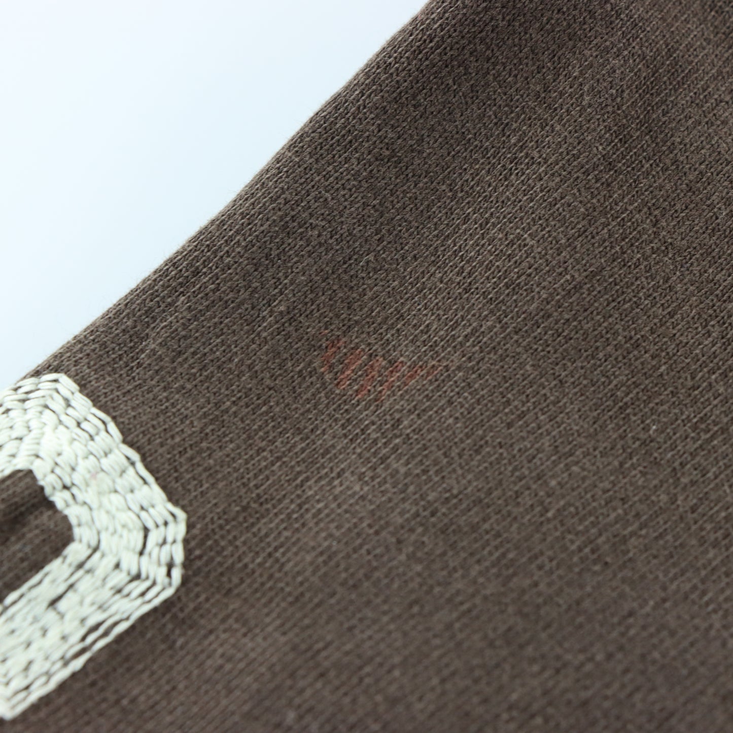 TIMBERLAND Regular Fit Brown & White Embroidered Spell Out Sweatshirt (M)