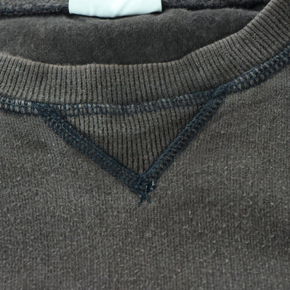 TIMBERLAND Regular Fit Brown & White Embroidered Spell Out Sweatshirt (M)