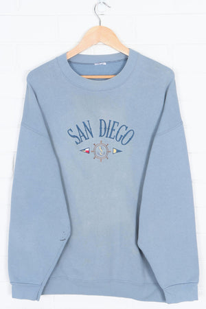 San Diego Embroidered Nautical Sweatshirt (XL)