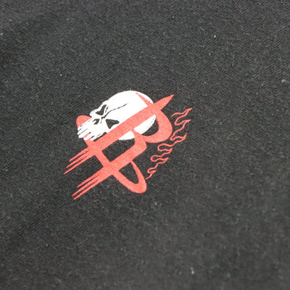 Vintage WARREN LOTUS X NBA Houston Rockets 'Space City' Black Hooded Sweatshirt (L)