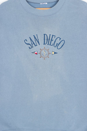 San Diego Embroidered Nautical Sweatshirt (XL)