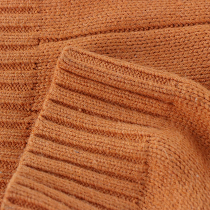 Vintage SOUTH POLE Y2K Stripe Quarter Zip Orange Knitted Sweatshirt (XL) Vintage Sole Melbourne