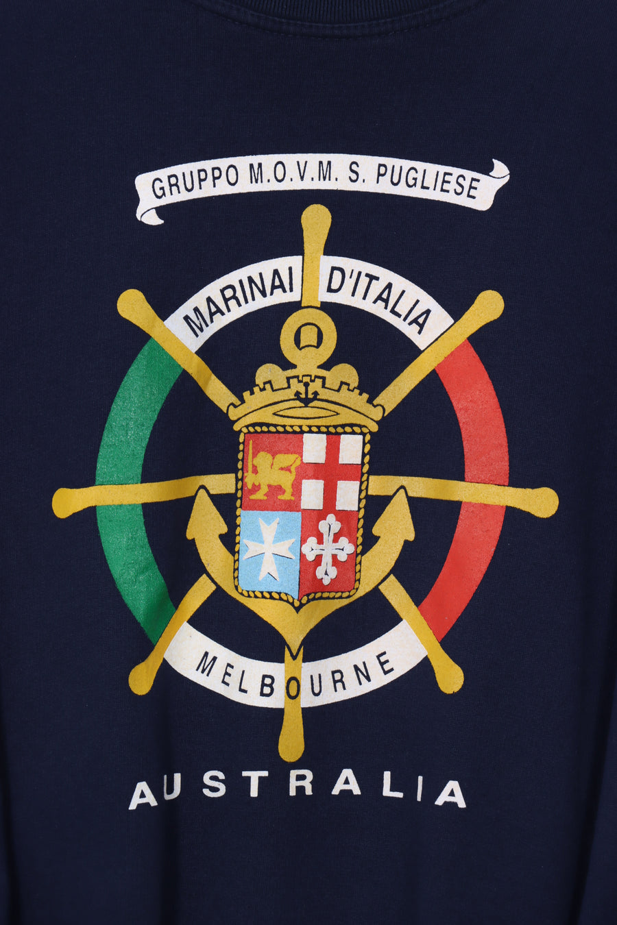 Sailors of Italy Melbourne Navy Nordic Sweatshirt AUS Made (L-XL)