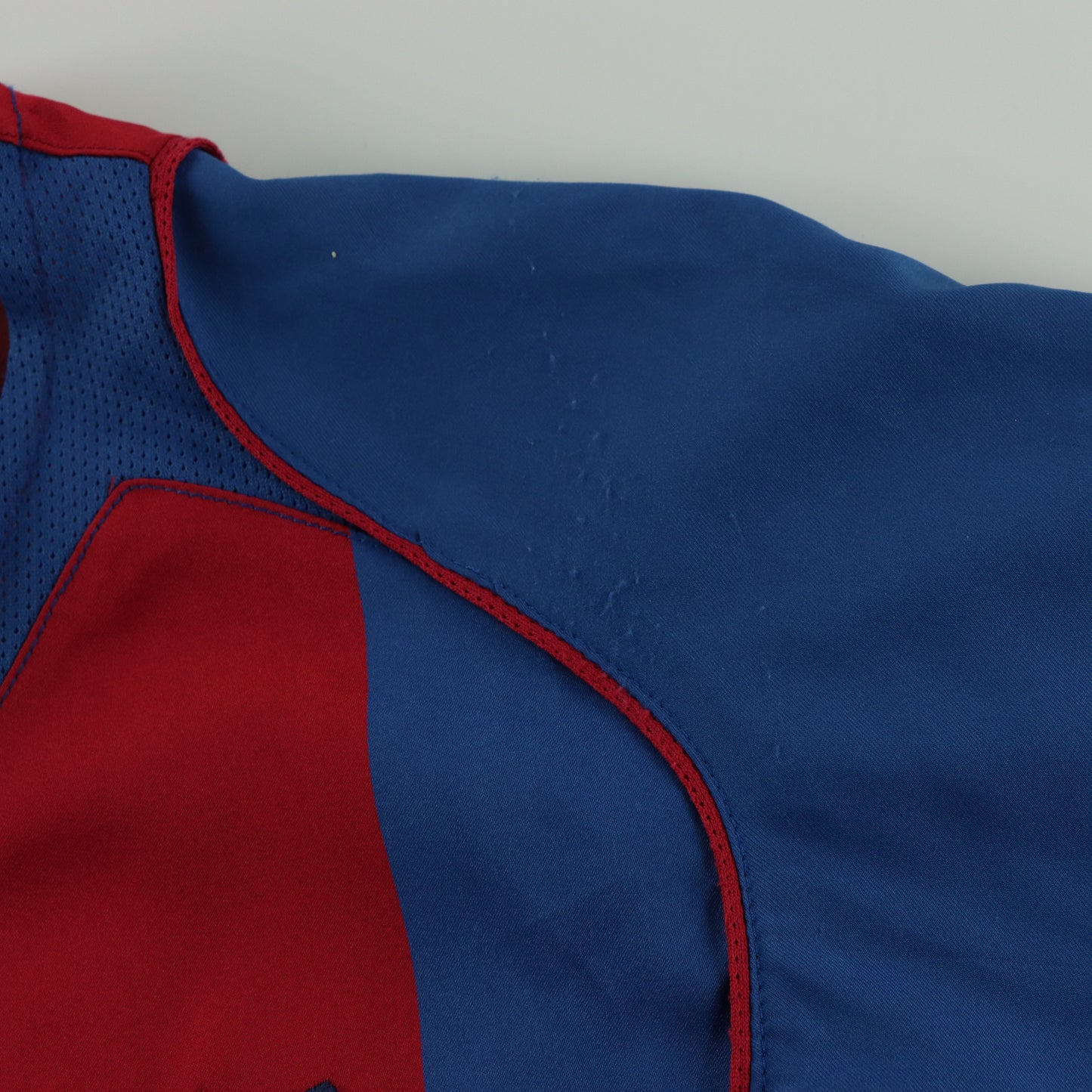 NIKE Barcelona 2004-05 #20 Deco Soccer Home Jersey (S)