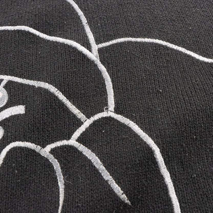 Vintage SOUTHPOLE Embroidered Face 1/4 Zip Y2K Style Black Knit Sweater (XXL) Vintage Sole Melbourne
