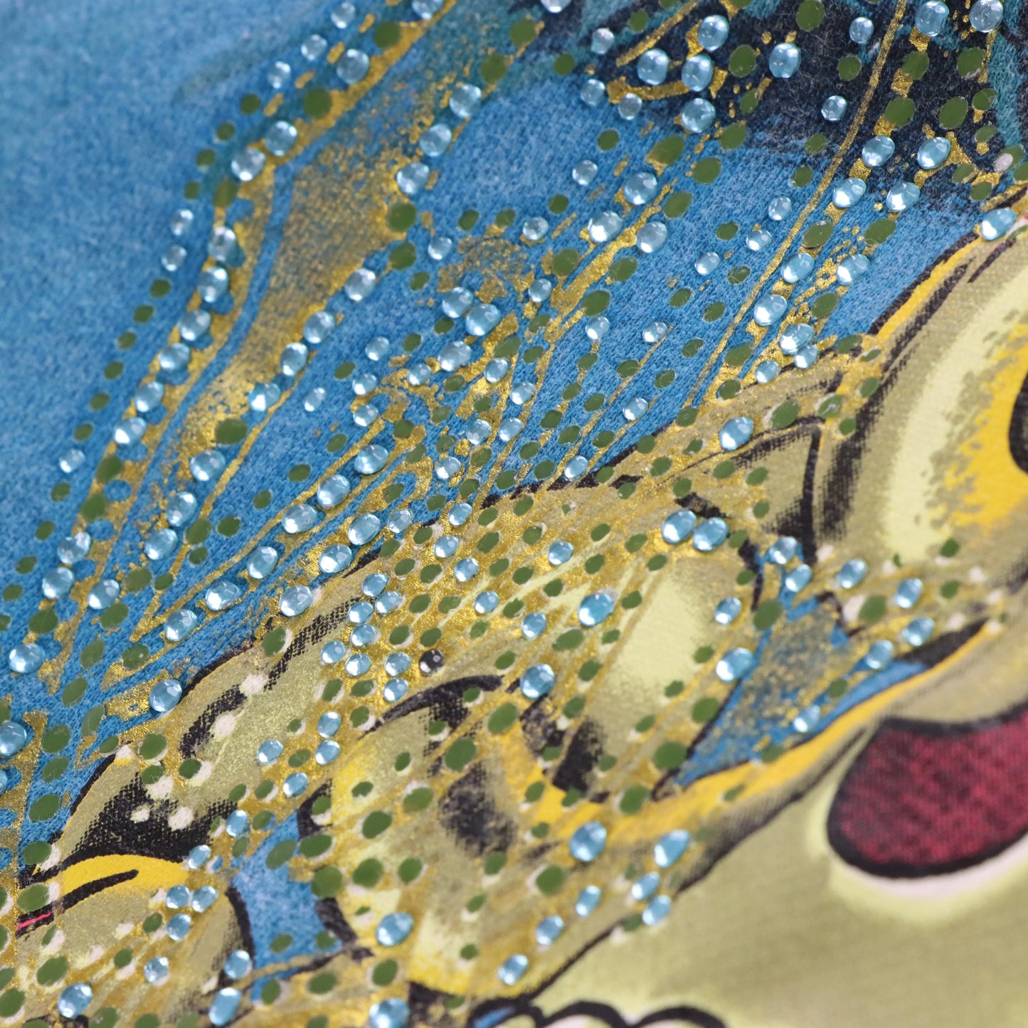 Vintage CHRISTIAN AUDIGIER Snakes & Skulls Rhinestone Embellished Y2K Hoodie Sweatshirt (M-L)