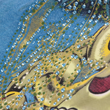 Vintage CHRISTIAN AUDIGIER Snakes & Skulls Rhinestone Embellished Y2K Hoodie Sweatshirt (M-L)