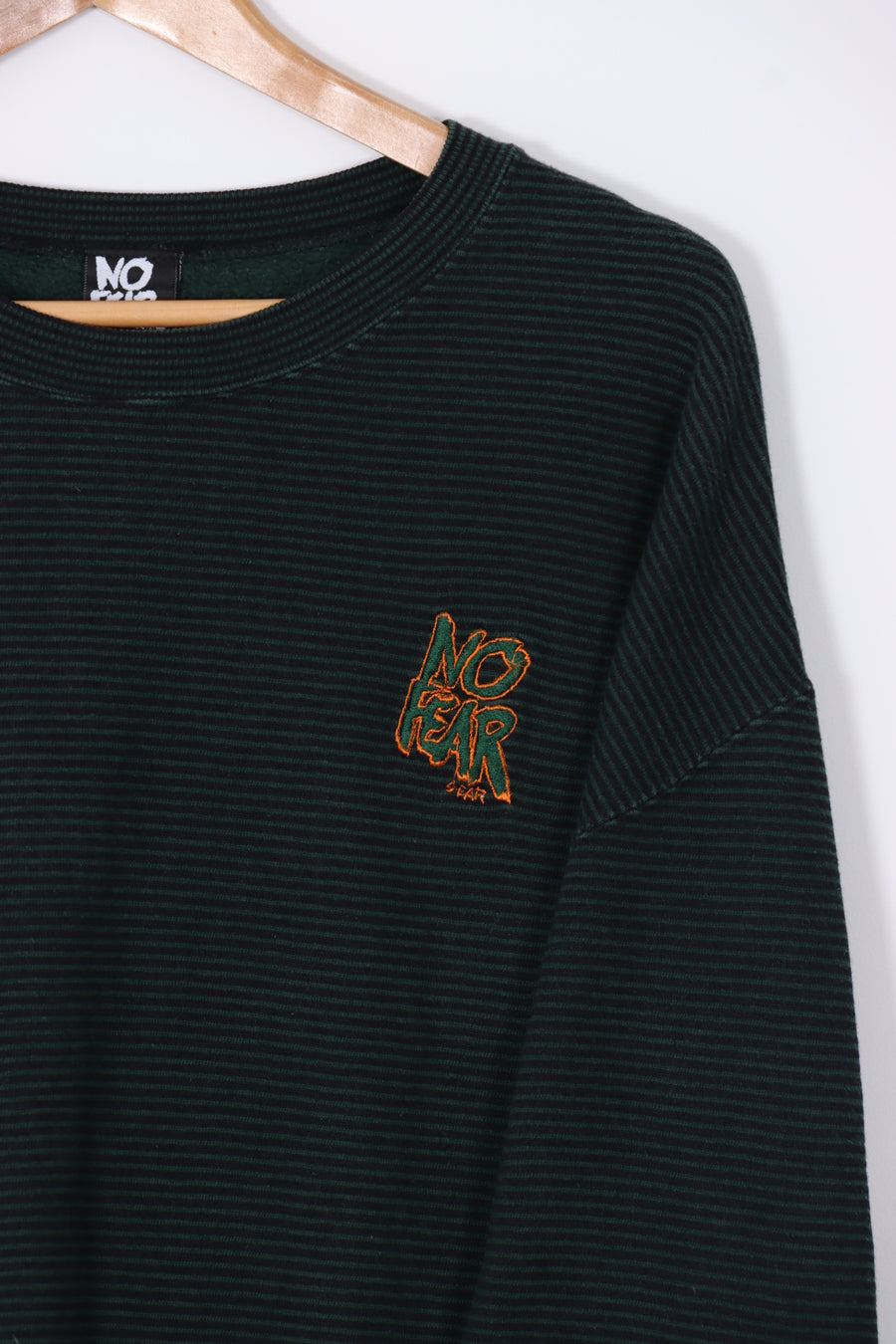 NO FEAR Forest Green & Black Lined Thin Sweatshirt (XL)