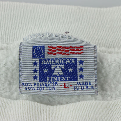 Kentucky Wildcats Puff Print USA Made Blue & White College Sweatshirt (M-L)