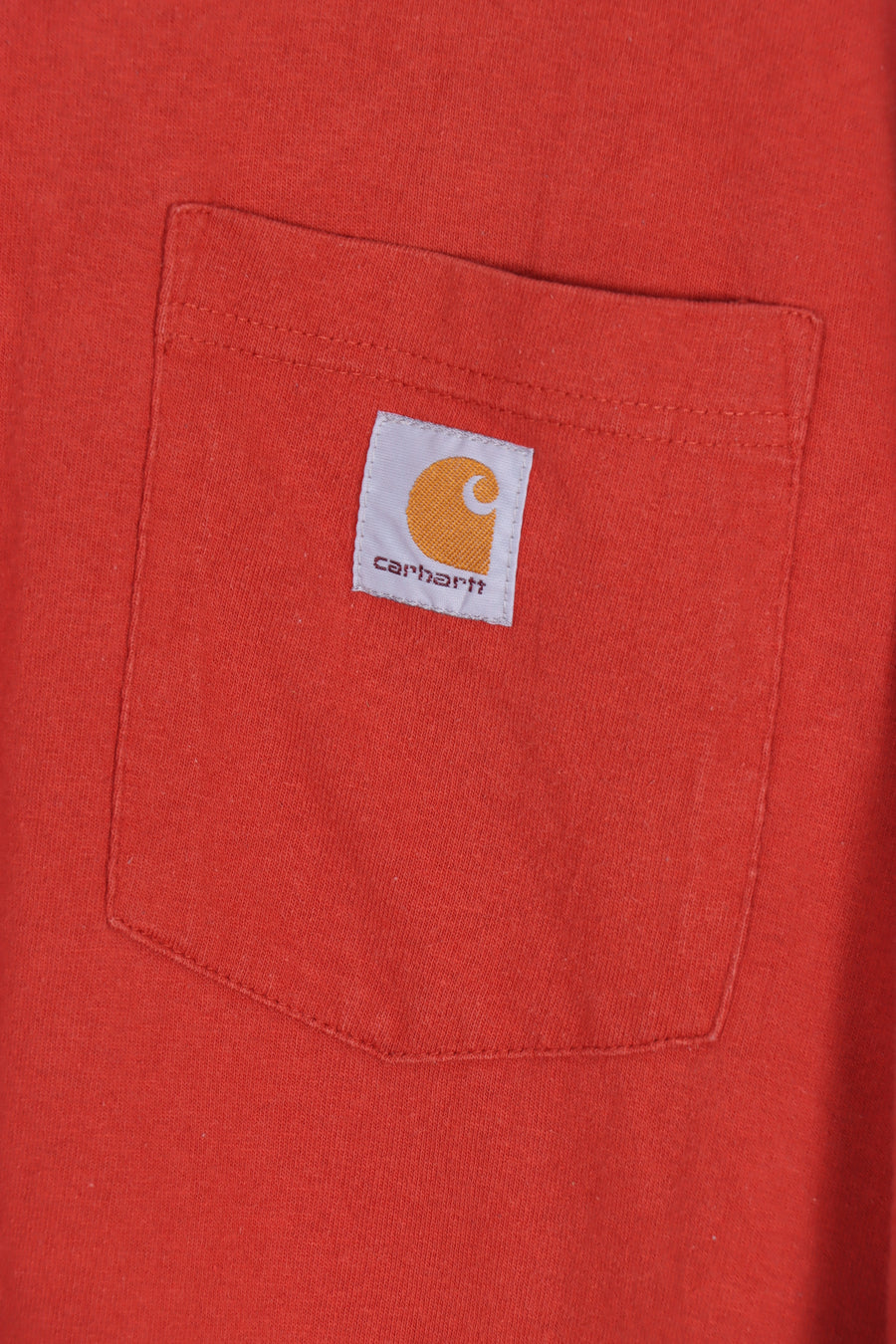 CARHARTT Red 'Original Fit' Classic Badge Pocket Tee (XXL)