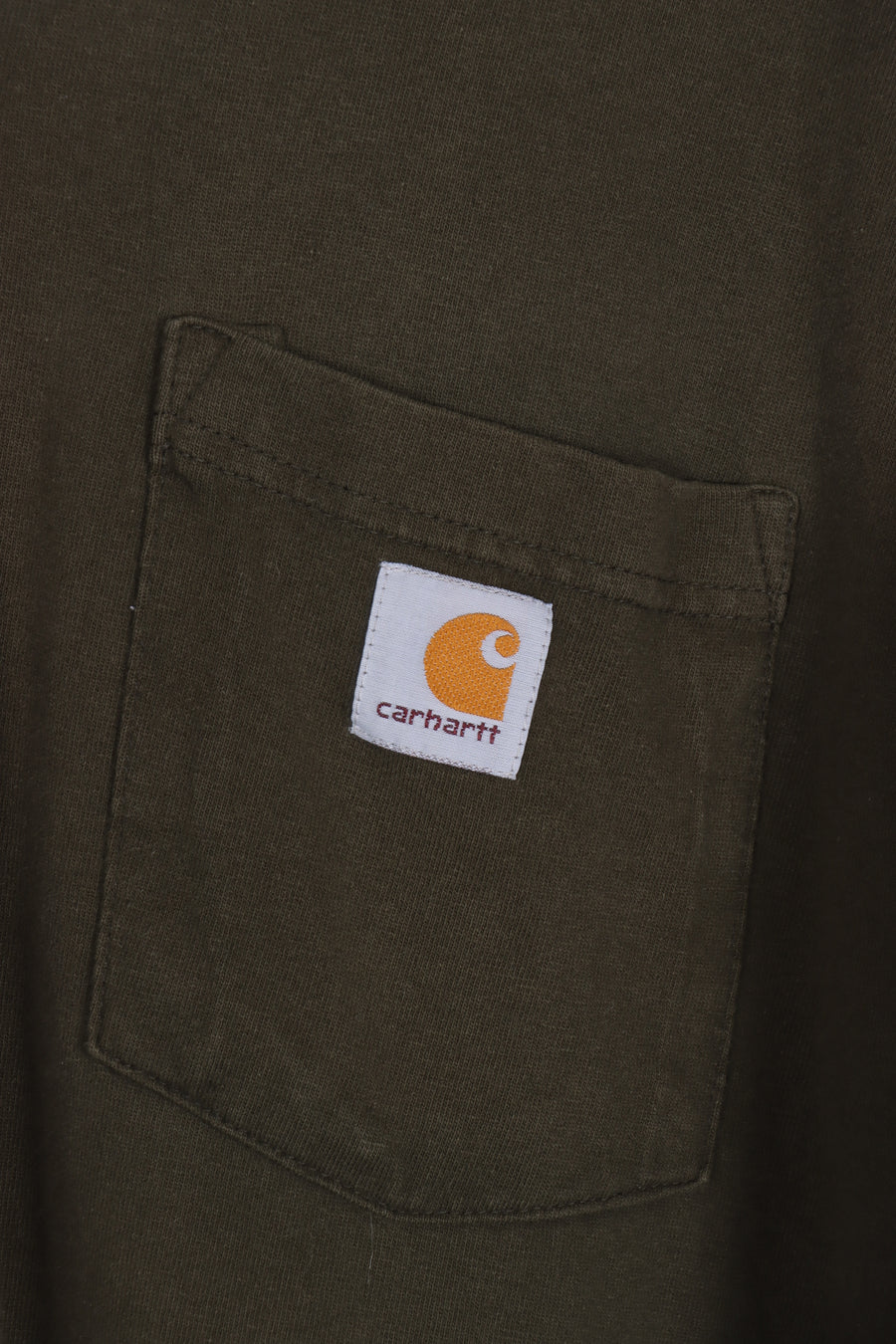 CARHARTT Khaki Green Classic Badge Pocket 3-Button Tee (XXXL)