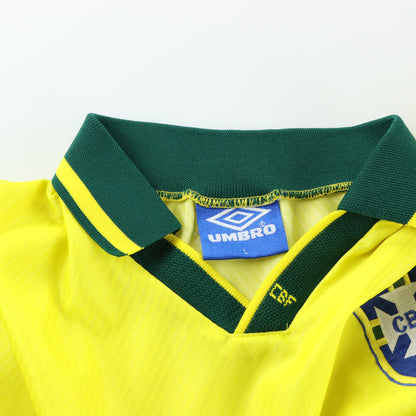 UMBRO Brasil National Team Home 90s Football Soccer Jersey (L)