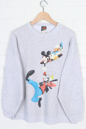 DISNEY Classic Mickey Donald & Goofy Sweatshirt (XL)
