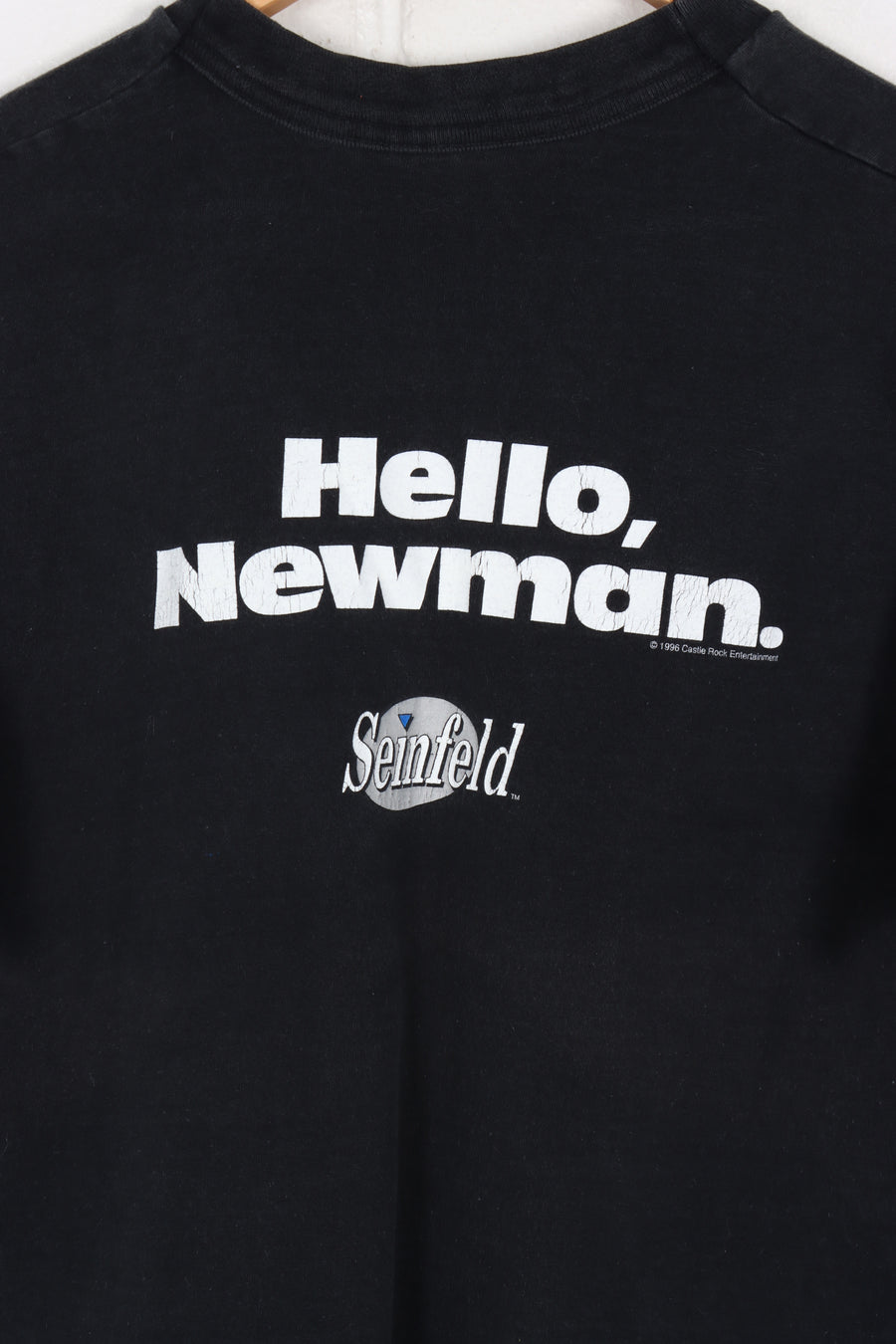 VINTAGE 1990 'Hello Jerry Hello Newman' Seinfeld T-Shirt (M)