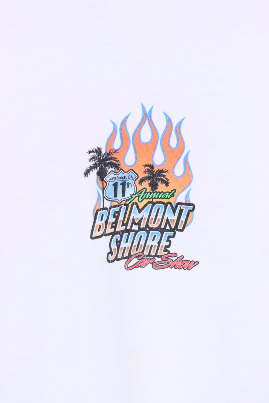 Annual Belmont Shore Colourful Car Show Graphic Tee (XXL)
