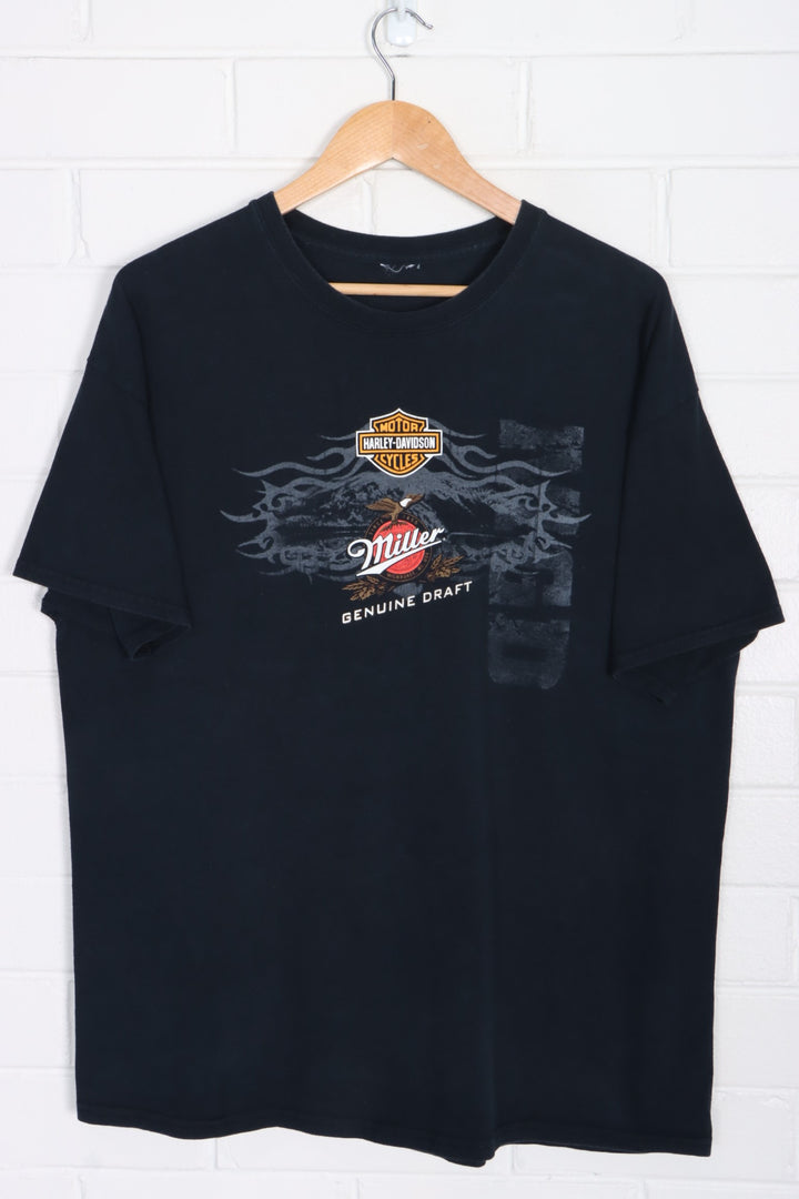 HARLEY DAVIDSON x Miller Genuine Draft Beer T-Shirt (XL)